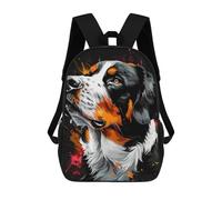 sinyumoney Bernese Mountain Dog Art Print Mochila Escolar Ligera Para Aeropuerto, Estudiantes Universitarios, Mochila Para Niños/niñas/adolescentes 17inch