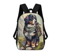 sinyumoney Bernese Mountain Dog Mochila Escolar Infantil Estampada Para Adultos Y Niños, Mochila De Viaje Para El Día A Día 17inch