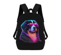 sinyumoney Bernese Mountain Dog Mochila Escolar Infantil Impresa En 3D 17inch Mochilas Escolares Para Niños, Estilo Casual Y Moderno, Mochilas De Viaje De Alta Capacidad
