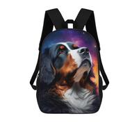 sinyumoney Bernese Mountain Galaxy Do Mochila Escolar De Moda Para Material Escolar, Mochila Impermeable Informal Para Niños/niñas/adolescentes 17inch