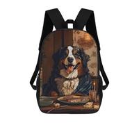 sinyumoney Bernese Mountain Japanese Mochila Escolar Para Secundaria Y Preparatoria. Mochila Informal Para Hombres, Mujeres Y Adolescentes. 17inch