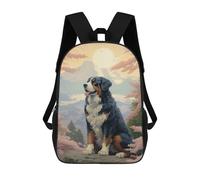 sinyumoney Bernese Mountain Mt Fuji Mochila Escolar/de Negocios Resistente Para Portátil Para Niños/niñas/adolescentes 17inch