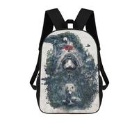 sinyumoney Beware The Door Mochila Escolar Mochila De Día Mochila De Negocios Mochila Impermeable Para Libros Para Niños/Niñas/Adolescentes 17inch