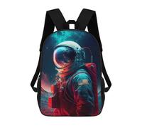 sinyumoney Beyond The Stars Astronaut Mochilas De 17 Pulgadas Para Niños, Mochilas Escolares Impresas En 3D Para Estudiantes De Primaria Y Secundaria, Para Niños Y Niñas.