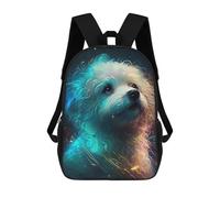sinyumoney Bichon Frise Dog Mochila, Mochila Infantil, Mochila Escolar Para Estudiantes, Mochila Para Libros, Mochila Escolar Impresa En 3D Para Niños Y Niñas 17inch