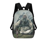 sinyumoney Big Gorilla Mochilas Infantiles Escolares Impresas En 3D, Mochilas Para Niños, Mochilas De Viaje Para Niños Y Niñas, Mochilas Escolares Para Niños 17inch
