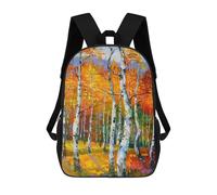 sinyumoney Birches in The Sun Mochilas Para Niños, Mochilas Escolares Personalizadas En 3D Para Niños Y Niñas, Mochilas Escolares Grandes, Mochilas Informales Para El Día A Día 17inch