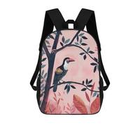 sinyumoney Bird on Branch Mochila Escolar Infantil Impresa En 3D Para Niños, Mochila De Viaje De Alta Capacidad, Bolsas Para Libros, Mochila Escolar Infantil 17inch