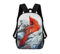 sinyumoney Bird Red Cardinal Animal Mochilas Escolares Mochilas Escolares De Secundaria Mochila Informal Para Acampar Aventuras Al Aire Libre Y Viajes Diarios 17inch