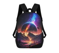 sinyumoney Birth Of Stars Landscape Mochila Escolar Resistente Al Agua, Mochila De Viaje, Bolsa Para Computadora Para Campus, Viajes Al Aire Libre, Deportes 17inch