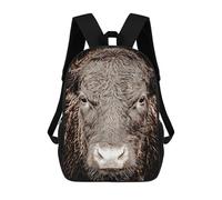 sinyumoney Bison Mochila Escolar Para El Trabajo, Negocios, Universidad Y Escuela Para Hombres, Mujeres Y Adolescentes 17inch