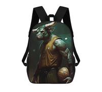 sinyumoney Bison Top Player Mochila Escolar Para Computadora Para La Escuela/trabajo/viajes Para Niñas, Adolescentes 17inch