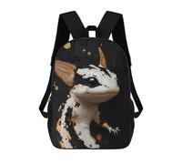 sinyumoney Black And Gold Creature Animal Mochila, Mochila Infantil, Mochila Escolar Para Estudiantes, Mochila Para Libros, Mochila Escolar Impresa En 3D Para Niños Y Niñas 17inch