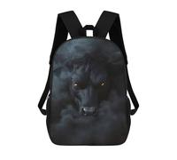 sinyumoney Black Bull in Smoke Mochila Escolar Infantil Impresa En 3D, Mochila Informal De Moda Para Niños, Mochila De Viaje De Alta Capacidad Para Libros Para Niños 17inch