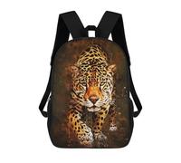 sinyumoney Black Cheetah Mochilas Impresas En 3D Para Niños 17inch Mochilas De Moda Informales Para El Día A Día, Bolsas De Viaje, Mochilas Informales Para Exteriores Para Niños Y Niñas