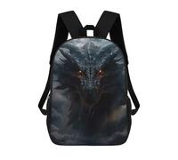 sinyumoney Black Dragon in Clouds Mochila Infantil, Mochila Escolar Impresa En 3D, Mochila Para Niños Y Niñas, Mochila Escolar Ajustable Para La Escuela Primaria 17inch