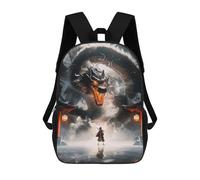 sinyumoney Black Dragon Mochila Escolar Para Niños, Mochila Escolar Impresa En 3D Para Estudiantes De Primaria Y Secundaria 17inch