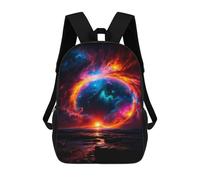 sinyumoney Black Hole on The Beach Mochilas Informales Para Niños, Mochila Escolar Para Adolescentes, Niñas Y Niños, Mochilas Para Libros 17inch