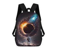 sinyumoney Black Hole V1 Mochila Escolar Infantil De 17 Pulgadas Con Estampado 3D De Películas De Anime Para Niños, Mochila De Viaje, Mochila Escolar Infantil