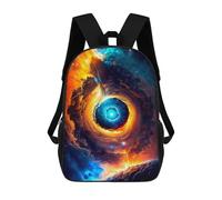 sinyumoney Black Hole Yellow Mochila Infantil Con Impresión 3D, Mochila Escolar Para Niños, Mochila Informal Divertida Para Niños Y Adolescentes 17inch