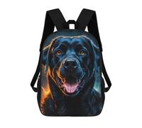 sinyumoney Black Labrador Portrait Mochila Infantil Para Niñas, Mochila Escolar 3D, Mochila Para Niños Pequeños, Mochila Informal De Día, Mochila Escolar De Moda 17inch