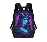 sinyumoney Black Light Woman Mochilas Infantiles Escolares Impresas En 3D, Mochilas Para Niños, Mochilas De Viaje Para Niños Y Niñas, Mochilas Escolares Para Niños 17inch