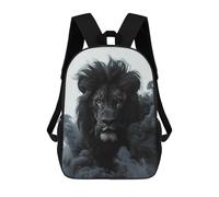 sinyumoney Black Lion Majesty Mochila Escolar Para Secundaria Y Preparatoria. Mochila Informal Para Hombres, Mujeres Y Adolescentes. 17inch