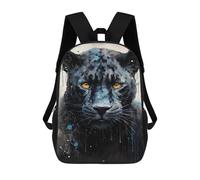 sinyumoney Black Panther Art Print Mochila Escolar Infantil De 17 Pulgadas, Impresa En 3D, Estilo Casual, Para Niños, Ideal Para Viajes, Como Mochila Escolar O Para Llevar Libros.