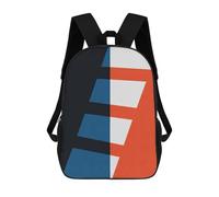 sinyumoney Blue And Red XII Mochila Escolar Infantil Impresa En 3D Para Niños, Mochilas De Viaje, Bolsas Para Libros, Mochila Escolar Infantil 17inch