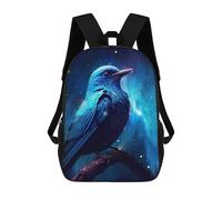 sinyumoney Blue Bird in Space Mochilas Infantiles Mochila Escolar Mochila Impresa En 3D Para Niños Mochilas De Viaje Bolsas Para Libros Mochila Escolar Para Niños 17inch