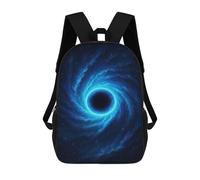 sinyumoney Blue Black Hole in Space Mochilas Escolares Ligeras Para Aeropuerto, Estudiantes Universitarios, Mochila Para La Escuela/trabajo/viajes 17inch