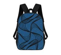 sinyumoney Blue Classic Mochila Escolar/para Ordenador Portátil Para Colegio/trabajo/viajes Para Camping, Aventuras Al Aire Libre Y Viajes Diarios 17inch