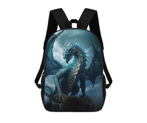 sinyumoney Blue Elder Dragon of Water Mochila Escolar, Mochila De Viaje, Mochila Universitaria, Mochilas Para El Campus, Viajes Al Aire Libre, Deportes 17inch