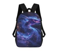 sinyumoney Blue Fantasy Dragon Mochilas Impresas En 3D Para Niños, Mochila Escolar, Mochila Informal Para Exteriores, Mochila Informal De Moda Para Niños, Lindas Bolsas De Viaje 17inch