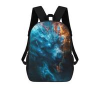sinyumoney Blue Ice Dragon Mochila Para Niños, Adolescentes Y Estudiantes, Mochilas Para Niñas, Mochilas Para Niños Pequeños, Primaria Y Secundaria 17inch