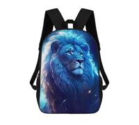sinyumoney Blue Lion Majesty Mochila Escolar Impresa En 3D Mochilas Informales Para Niños Mochila Escolar Impresa En 3D Para Niños De Primaria Y Secundaria 17inch
