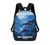 sinyumoney Blue Mountains National Park Australia Mochila Escolar Infantil De Moda Informal Mochilas Infantiles Impresas En 3D Mochila Grande Para Niño 17inch