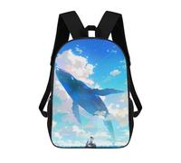 sinyumoney Blue Sky Anime Landscape Mochila Escolar Infantil Impresa En 3D Mochila De Viaje De Alta Capacidad Bolsas Para Libros Mochila Infantil 17inch