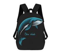sinyumoney Blue Whale Mochila Ronaldo, Mochila Infantil, Mochila Escolar Para Estudiantes, Mochila Para Libros, Mochila Escolar Impresa En 3D Para Niños Y Niñas, 17inch