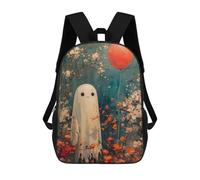 sinyumoney Boho Ghost with Balloon Mochila Escolar Resistente Al Agua, Mochila De Viaje, Bolsa Para Computadora Para La Escuela/trabajo/viajes 17inch