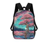 sinyumoney Bonsai Tree Mochila Escolar Para Niños De 17 Pulgadas, Mochila Informal De Viaje Para Niños Y Niñas, Mochila De Gran Capacidad Para El Día A Día 17inch