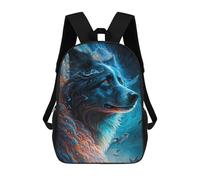 sinyumoney Border Collie Dog Mochila Escolar Impresa En 3D Mochila Escolar De Moda Para Niños Mochilas Para Niños Estudiantes De Secundaria 17inch