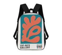 sinyumoney Botanical Abstract Shape Mochila Escolar, Mochila De Viaje, Mochila Universitaria, Mochilas Para El Campus, Actividades Al Aire Libre, Viajes Y Deportes 17inch