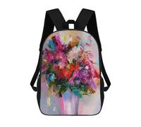 sinyumoney Bouquet of Emotions Mochilas Infantiles Mochila Escolar Impresa En 3D Para Niños Mochilas De Viaje Bolsas Para Libros Para Niños 17inch Mochila Escolar