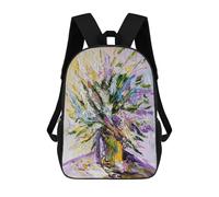 sinyumoney Bouquet of Flowers Mochila Escolar Impresa En 3D 17inch Mochilas De Moda Para Niños, Mochilas Escolares Para Niños De Primaria Y Secundaria