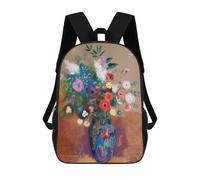 sinyumoney Bouquet of Flowers Mochilas Impresas En 3D Para Niños, Mochila Escolar, Mochila Informal Para Exteriores, Mochila Informal De Moda Para Niños, Lindas Bolsas De Viaje 17inch
