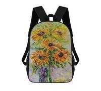 sinyumoney Bouquet of Sunflowers 17inch Mochilas Escolares Impresas En 3D, Mochilas Escolares De Moda Para Niños De Primaria Y Secundaria