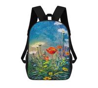 sinyumoney Bouquet of Sunflowers Mochila Escolar Para Niños Con Impresión 3D, Mochila Moderna Para Niños Y Niñas, Mochila Informal Para Estudiantes. 17inch