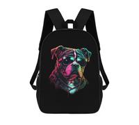 sinyumoney Boxer Dog Mochila Escolar Impresa En 3D Para Niños, Mochila Escolar, Mochilas De Viaje, Bolso Informal De Moda Para Niños Y Estudiantes 17inch