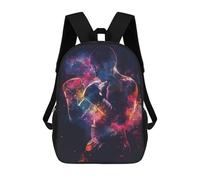 sinyumoney Boxing Galaxy Silhouette Mochila Escolar Resistente Al Agua, Mochila De Viaje, Bolsa Para Computadora Para La Escuela/trabajo/viajes 17inch